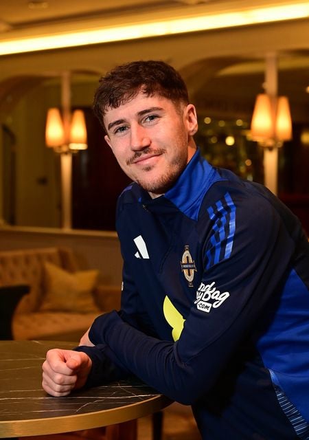 Northern Ireland's Trai Hume at a press conference ahead of the side's upcoming friendlies